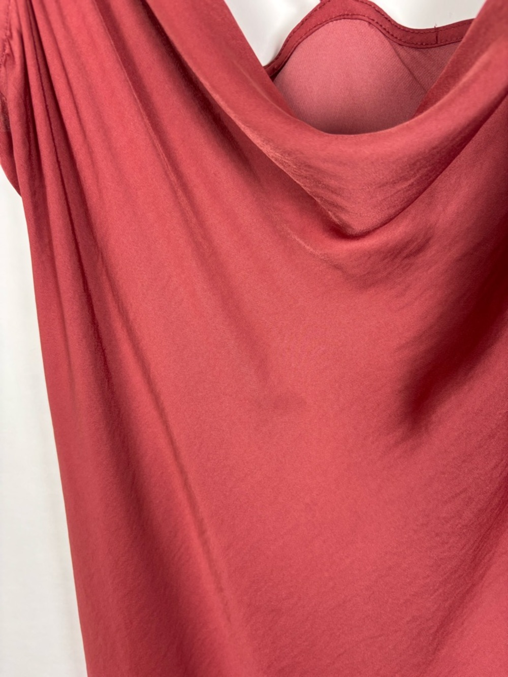 Intimately Free People Slip Dress Size Large Satin Mini Strappy Back Cowl Neck - Picture 6 of 9